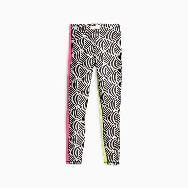 Calzas de training PUMA x lemlem de talle alto 7/8 para mujer, PUMA Black-Ghost Pepper, large-ARG