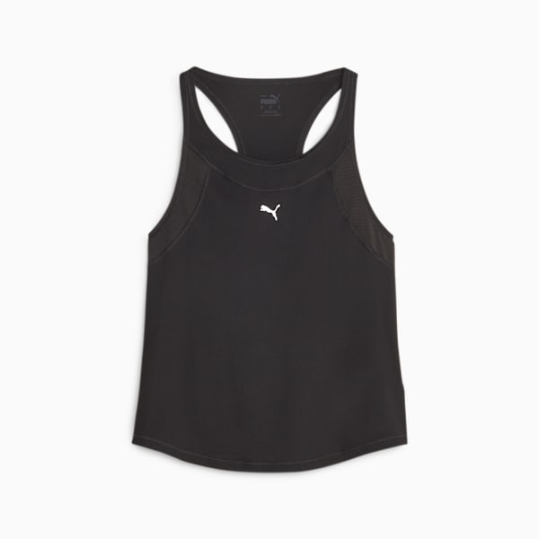 Remera de tirantes de running Cloudspun para mujer, PUMA Black, large-ARG
