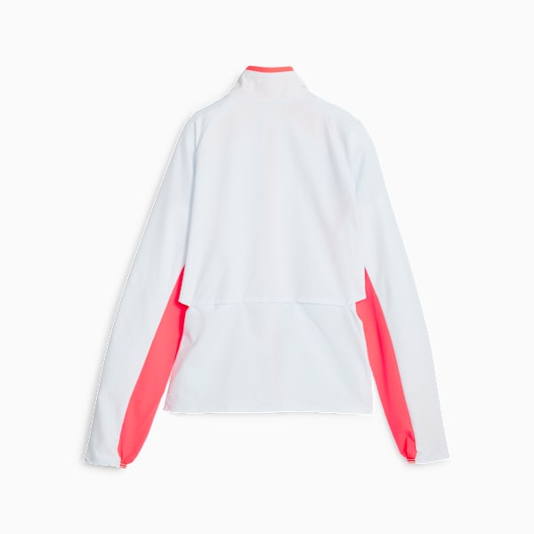 Campera de running Ultraweave para mujer, Icy Blue-Fire Orchid, large-ARG
