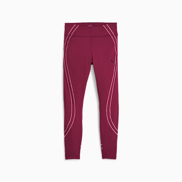 Calzas de training 7/8 para mujer Studio, Dark Jasper-Koral Ice, large-ARG