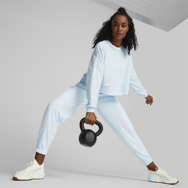 Buzo para mujer PUMA Fit, Icy Blue, large-ARG