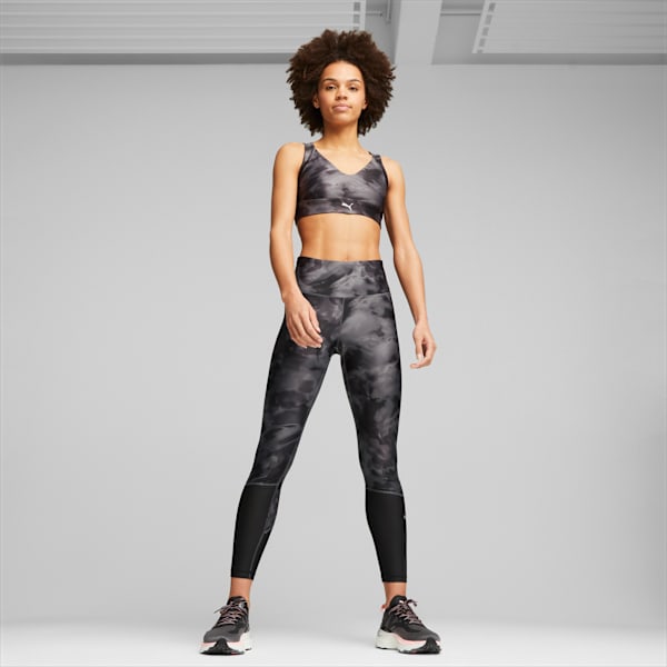 Legging Cintura Alta ULTRAFORM Full Length Printed Running Feminina, Preto, large-BRA