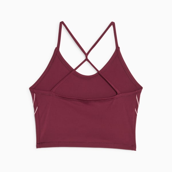 Top de training corto para mujer Studio Ultrabare, Dark Jasper, large-ARG