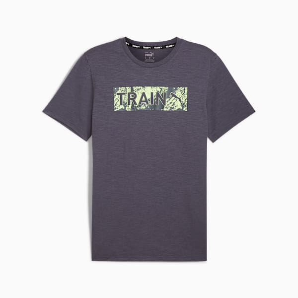 Remera de entrenamiento GRAPHICS para hombre, Galactic Gray, large-ARG
