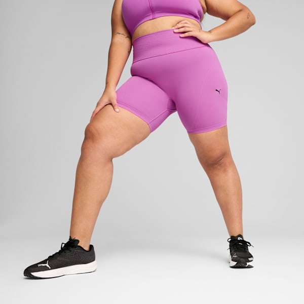 Shorts SHAPELUXE High-Waisted Biker Feminino, Roxo, large-BRA