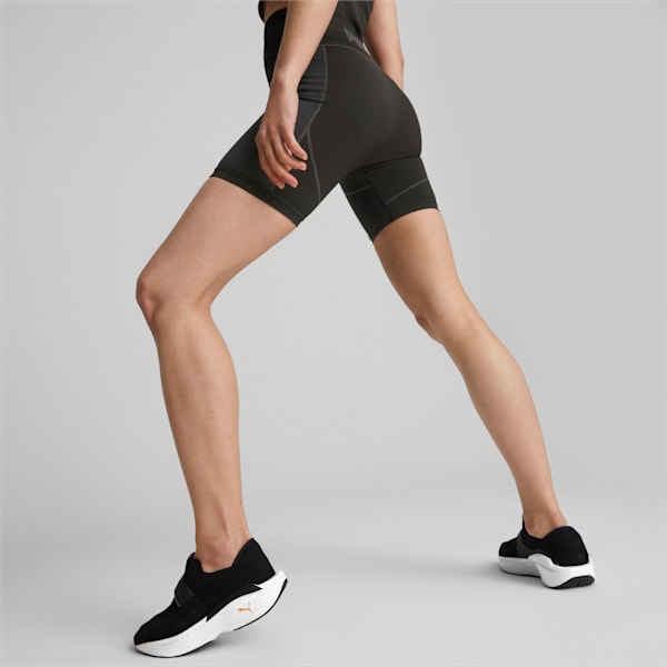Calzas de training sin costuras FormKnit para mujer, PUMA Black-Strong Gray, large-ARG