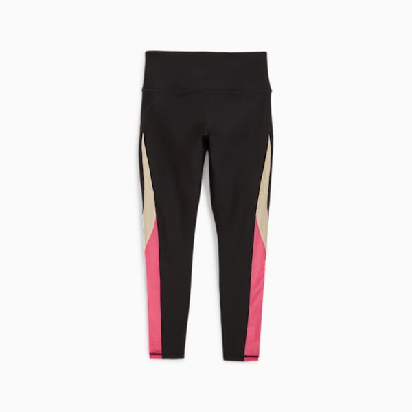Calzas PUMA FIT EVERSCULPT para mujer, PUMA Black-Garnet Rose, large-ARG