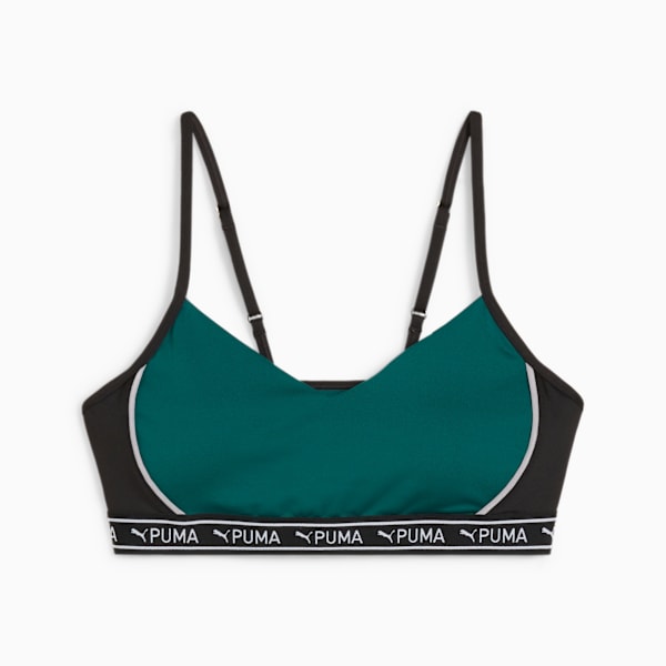 MOVE STRONG Training Bra, Cold Green, large-MEX