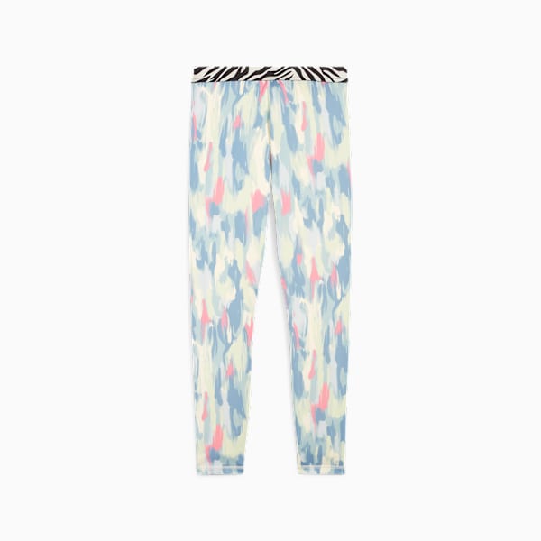Calzas DE TRAINING ANIMAL REMIX DE TALLE ALTO CON PERNERA DE 7/8, Turquoise Surf, large-ARG