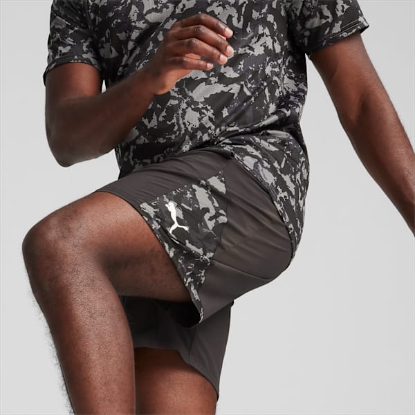 Shorts para hombre PUMA FIT 7", PUMA Black-Q1 print, large-ARG