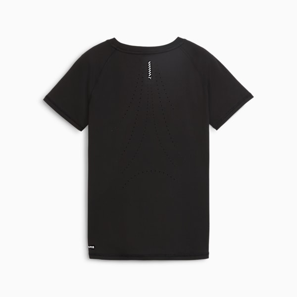 Remera de running RUN CLOUDSPUN para mujer, PUMA Black, large-ARG