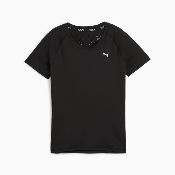 Remera de running RUN CLOUDSPUN para mujer, PUMA Black, large-ARG