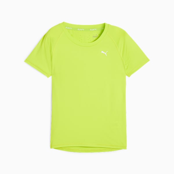 Remera de running RUN CLOUDSPUN para mujer, Lime Pow, large-ARG