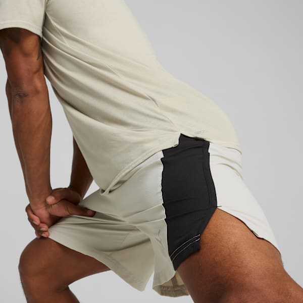 Shorts de running Run Velocity ULTRAWEAVE 17cm para hombre, Desert Dust, large-ARG
