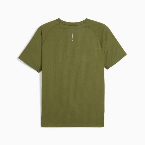 Playera para hombre RUN EVOLVE Triblend, Olive Green, large-MEX