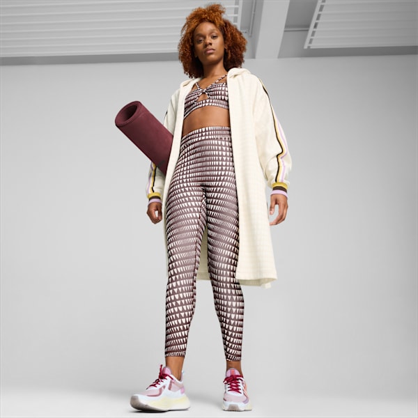 Albornoz estilo anorak PUMA x LEMLEM para mujer, Warm White-AOP, large-ARG