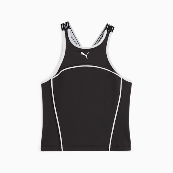 Remera entallada para mujer PUMA FIT, Puma Black, large-ARG