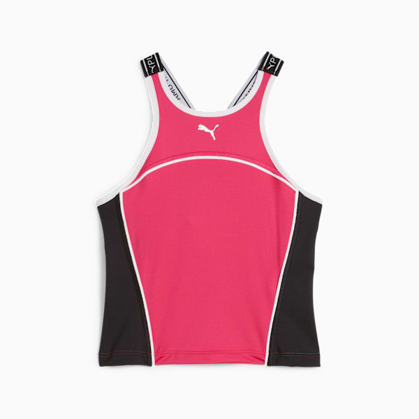 Remera entallada para mujer PUMA FIT, Garnet Rose, large-ARG