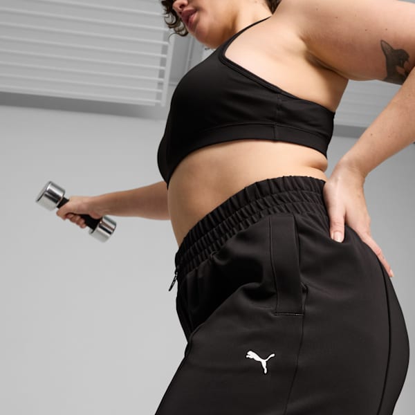 Jogging de tejido doble PUMA FIT para mujer, Puma Black, large-ARG