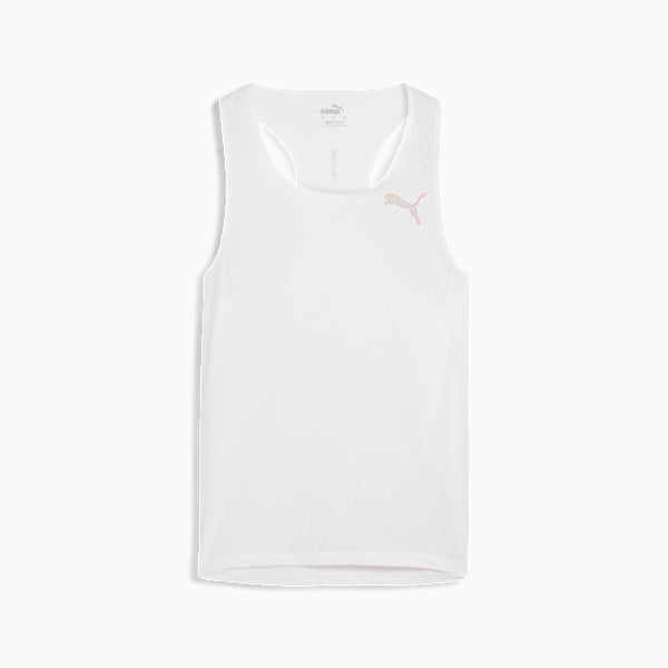 Playera de running sin mangas para hombre RUN ULTRASPUN, PUMA White-AOP, large-MEX