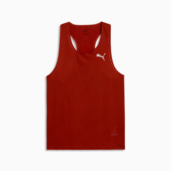 Musculosa de running Run Ultraspun Singlet, Mars Red-AOP, large-ARG