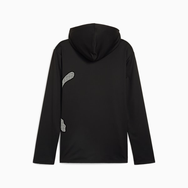 Sudadera con capucha para hombre Train All Day Big Cat, PUMA Black, large-MEX