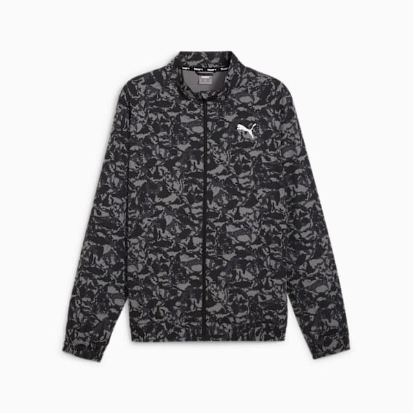 Campera PUMA Fit para hombre, PUMA Black-Q1 print, large-ARG