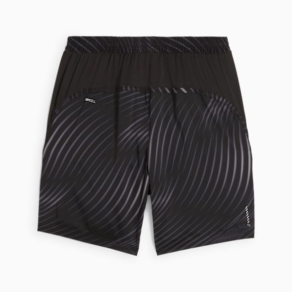 Shorts con estampado integral RUN FAV Velocity 17cm para hombre, PUMA Black-AOP, large-ARG