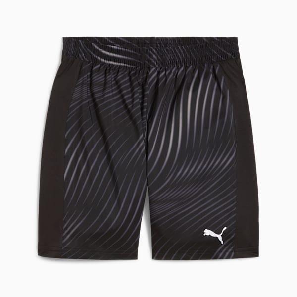 Shorts con estampado integral RUN FAV Velocity 17cm para hombre, PUMA Black-AOP, large-ARG