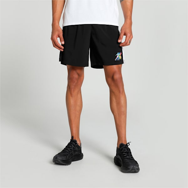 Shorts de running PRIDE Velocity para hombre, PUMA Black, large-ARG