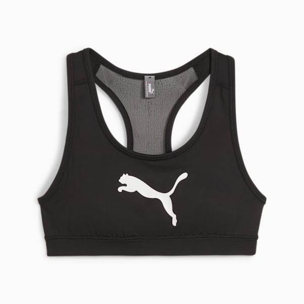Top deportivo de entrenamiento 4KEEPS para mujer, PUMA Black-Big White Cat, large-ARG