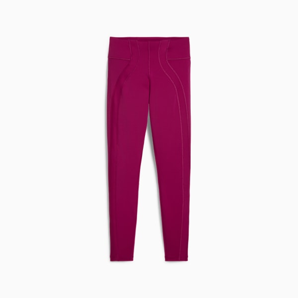 Calzas tiro alto en rib CLOUDSPUN para mujer, Magenta Gleam, large-ARG