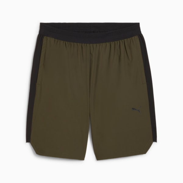 Shorts Fuse Stretch para hombre, Dark Olive, large-ARG