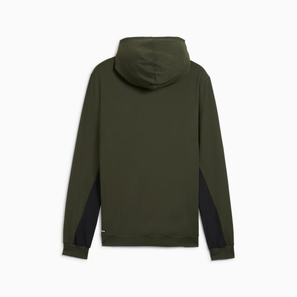 Buzo con capucha CLOUDSPUN para hombre, Dark Olive-PUMA Black, large-ARG