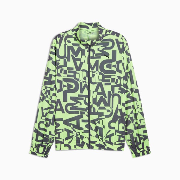 Campera PUMA FIT con estampado integral para hombre, Galactic Gray, large-ARG