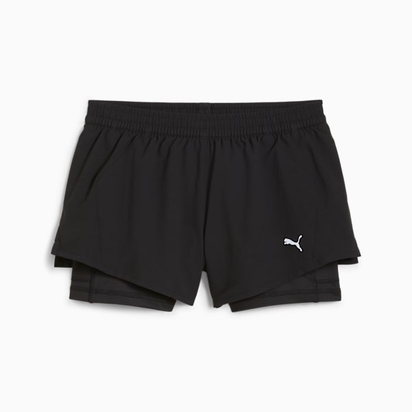 Shorts "2 en 1" PUMA RUN Velocity para mujer, PUMA Black, large-ARG