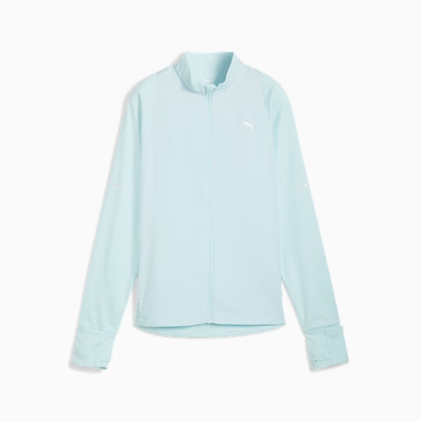 Chamarra PUMA RUN Grid para mujer, Nitro Blue, large-MEX