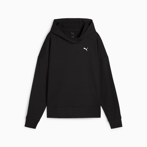 Buzo con capucha CLOUDPSUN para mujer, PUMA Black-PUMA White, large-ARG
