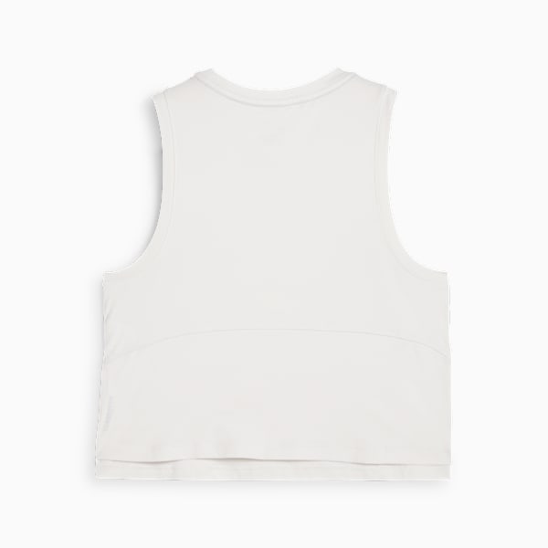 Musculosa corta CLOUDSPUN para mujer, Vapor Gray, large-ARG