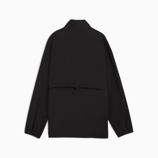 Campera de entrenamiento con cordón elástico para mujer, PUMA Black, large-ARG