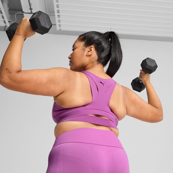 Sport Bra Mujer PWR SHAPELUXE, Wild Berry, large-MEX