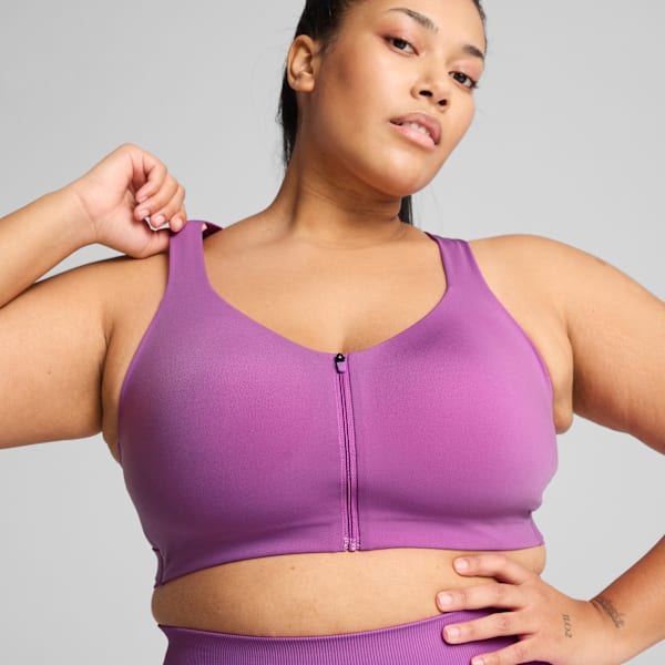Sport Bra Mujer PWR SHAPELUXE, Wild Berry, large-MEX