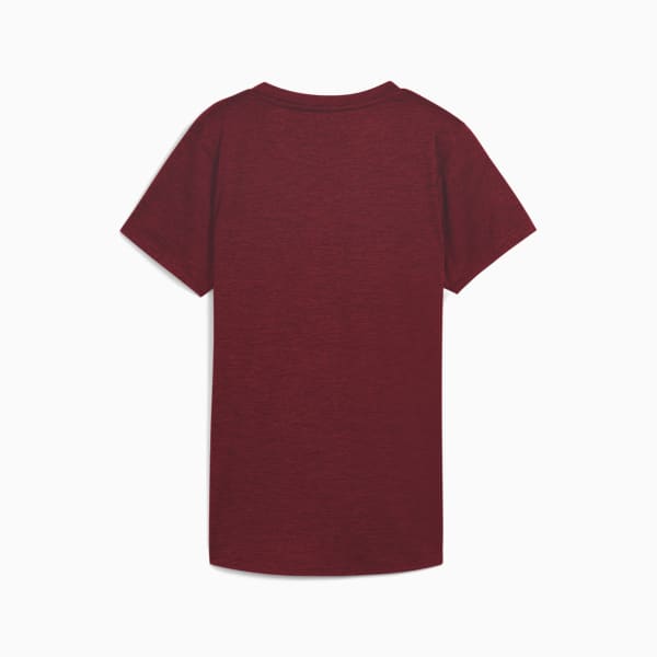 TAD ESSENTIALS Heather Tee Women, Ruby Shimmer Heather, large-ZAF