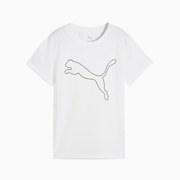 Remera Train All Day Essentials Logo para mujer, PUMA White, large-ARG