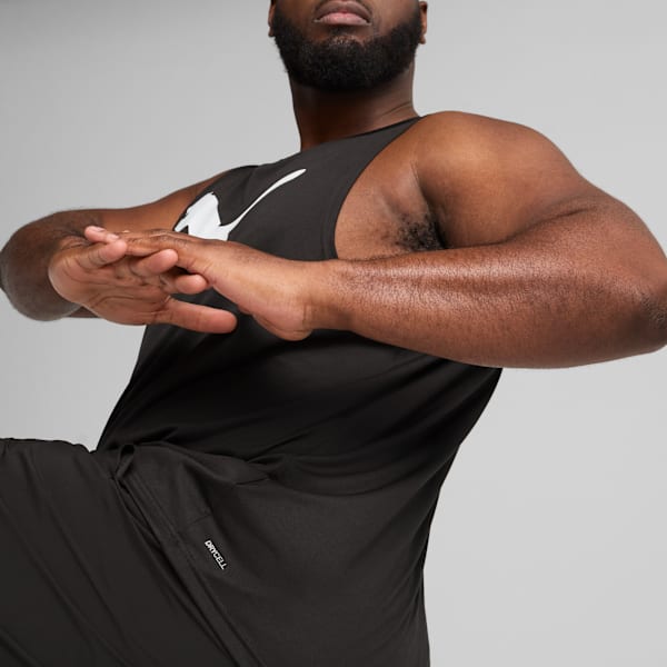 Camiseta sin mangas Train All Day Essentials para hombre, PUMA Black, large-MEX