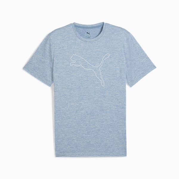 Playera Train All Day Essentials Texture para hombre, Cool Blue Heather, large-MEX