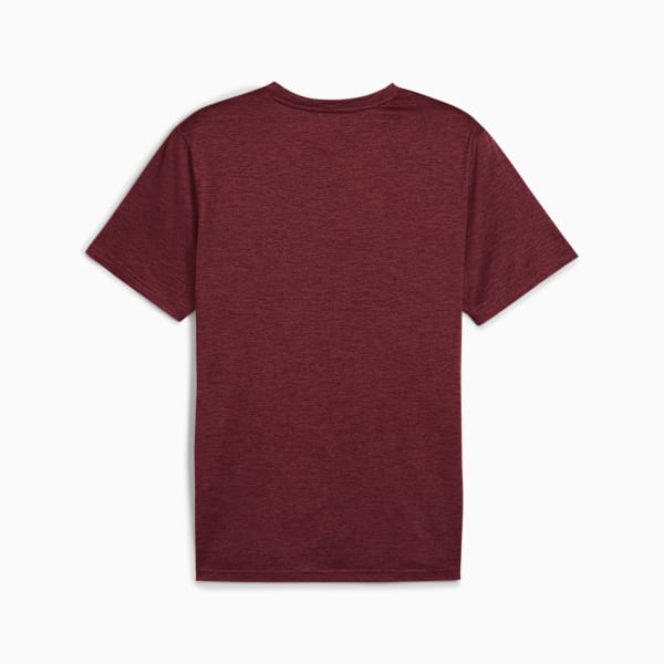 Playera Train All Day Essentials Texture para hombre, Ruby Shimmer Heather, large-MEX