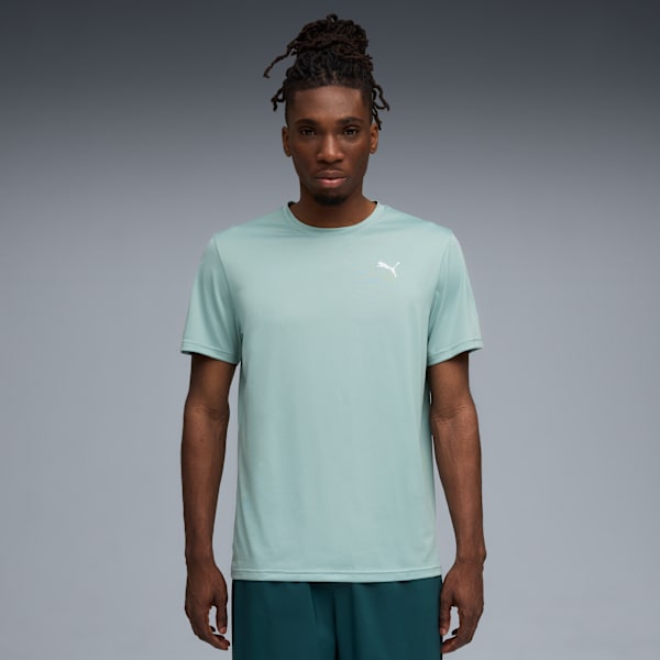 Remera Train All Day Essentials Solid Cat para hombre, Light Moss, large-ARG