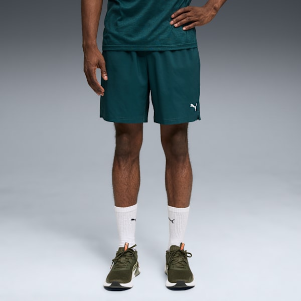 Shorts Train All Day Essentials 17cm para hombre, Green Terrain, large-MEX