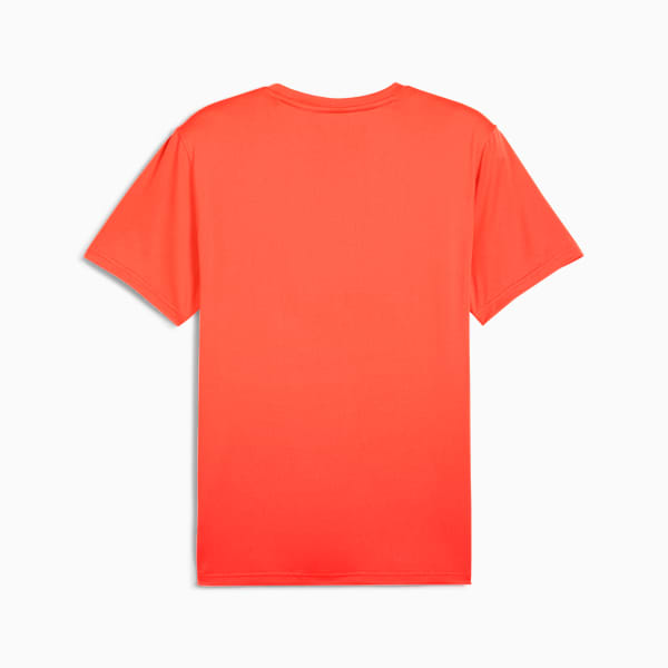 TAD ESSENTIALS Solid Cat Tee Men, Glowing Red, large-MEX